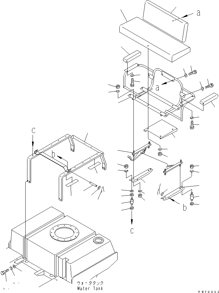 Rollers Komatsu / JV40DW-5 S/N 6001-UP(jv40dw0r) / OPERATOR
