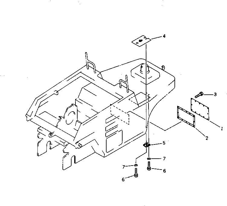 Rollers Komatsu / JW30-1 S/N 1001-UP(jw30-1r) / FRAME AND COVER (3/3)(120030 : 5003)