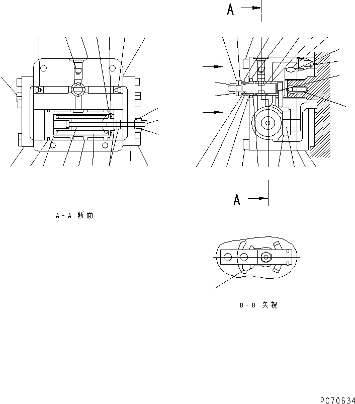 Rollers Komatsu / JW30-2 S/N 2001-UP(jw30-2r) / HST PUMP (2/2)(150040 : 6102)