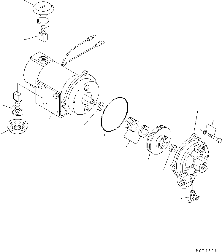 Rollers Komatsu / JW30-2 S/N 2001-UP(jw30-2r) / WATER PUMP(#2001-2200)(150060 : 6401)