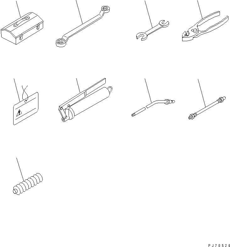 Rollers Komatsu / JW30-2 S/N 2001-UP(jw30-2r) / TOOL(180030 : 9901)