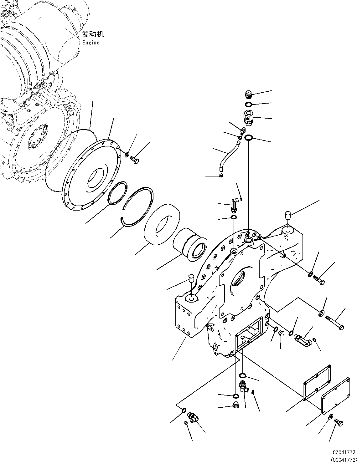Excavators Komatsu / PC850-8E0 S/N DZCB0002-up(kc_eb037) / COUPLING (COUPLING)(|B00008 : |B00008)