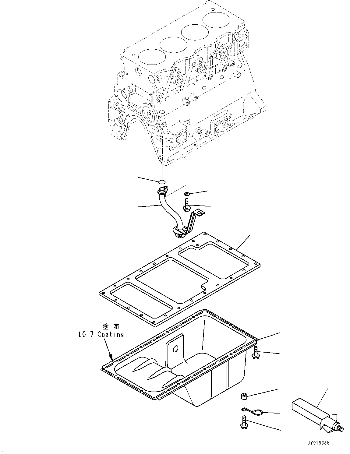 Engines Komatsu / SAA4D95LE-5R S/N 554649-up(kc_ee033) / ENGINE OIL PAN(|B00029 : |B00029)