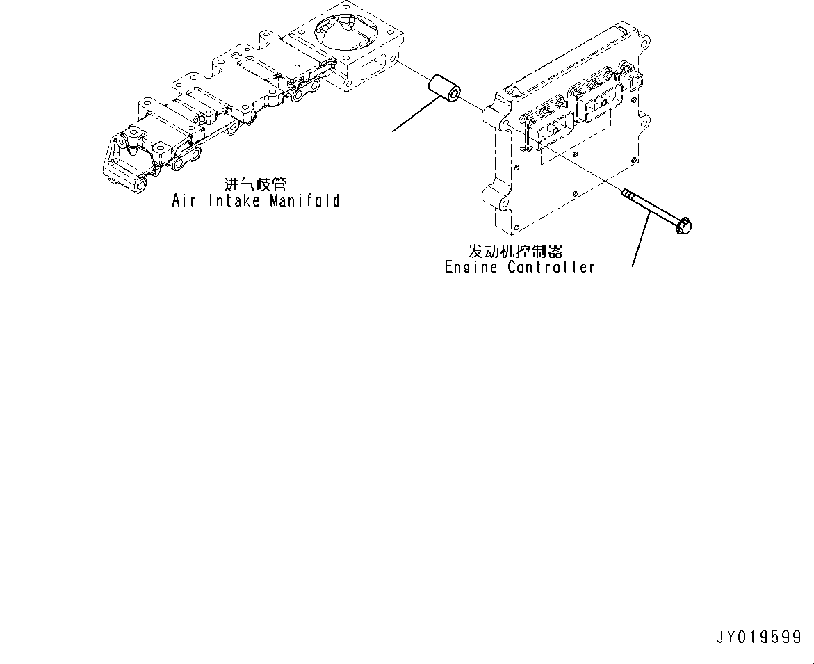 Engines Komatsu / SAA4D95LE-5R S/N 554649-up(kc_ee033) / ENGINE CONTROLLER MOUNTING (MOUNTING BOLT)(|G00074 : |G00074)