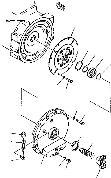 Bulldozers Komatsu / D85E-SS-2 SERIAL NUMBERS:J11264(ki0002c) / DAMPER(|000004 : |B0600AC)