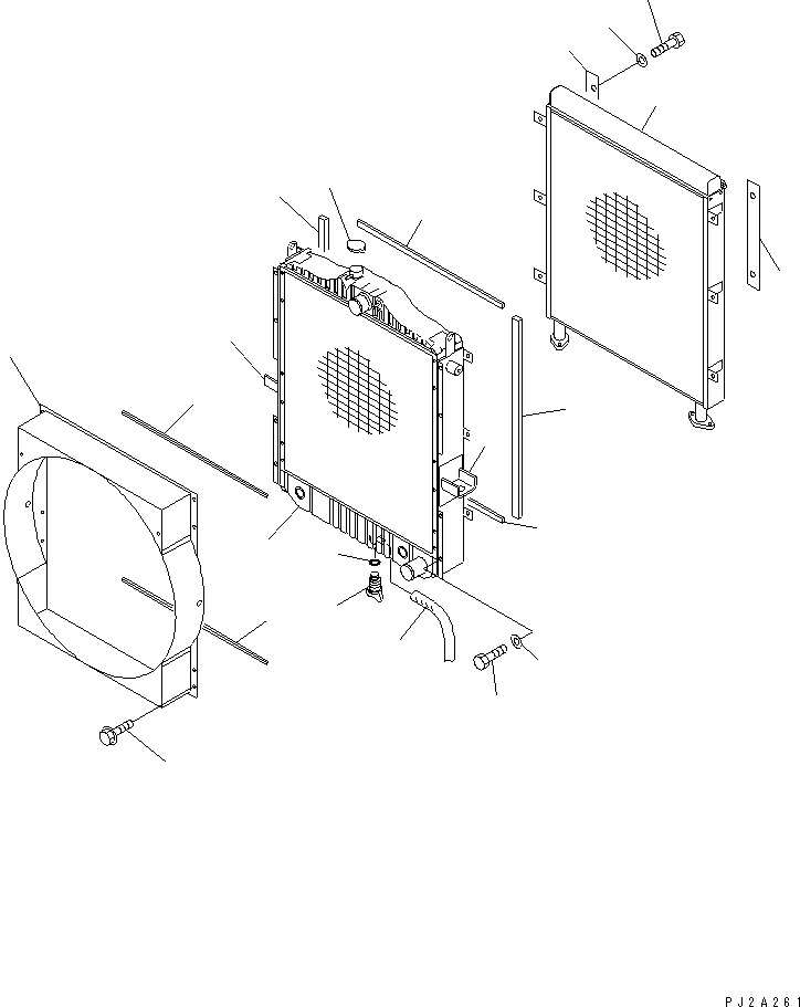 Cranes Komatsu / LW250-5H S/N 53001-UP (H Type)(lw250-5c) / RADIATOR (INNER PARTS)(#53201-)(060020 : C0110-01A0A)