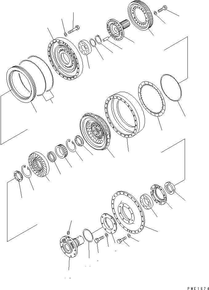 Cranes Komatsu / LW250-5H S/N 53001-UP (H Type)(lw250-5c) / TORQUE CONVERTER(150030 : F4350-51A0)