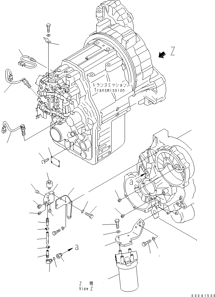 Cranes Komatsu / LW250-5H S/N 53001-UP (H Type)(lw250-5c) / TRANSMISSION (ACCESSORY) (2/2) (BREATHER AND SENSOR)(#53115-)(150250 : F4350-68A0B)