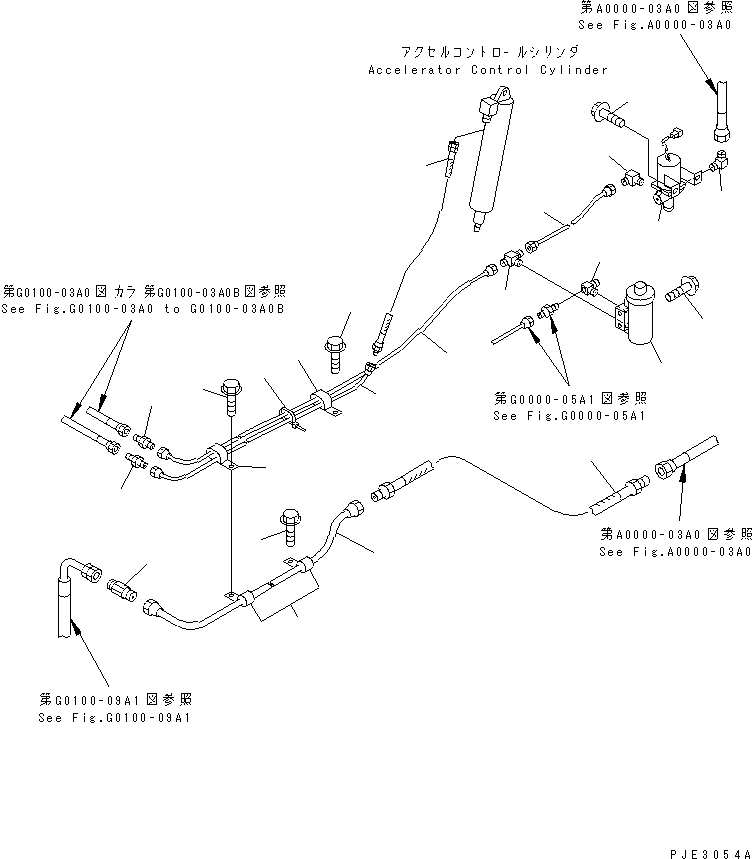 Cranes Komatsu / LW250-5H S/N 53001-UP (H Type)(lw250-5c) / AIR SYSTEM (AIR PIPING) (CHASSIS REAR MOUNT PARTS) (WITH AIR DRYER)(180040 : G0000-02A1)