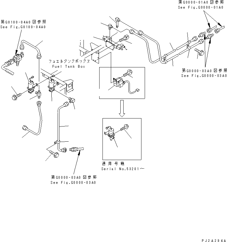 Cranes Komatsu / LW250-5H S/N 53001-UP (H Type)(lw250-5c) / AIR TANK EQUIPMENT (AIR VALVE GROUP)(180180 : G0100-07A0)