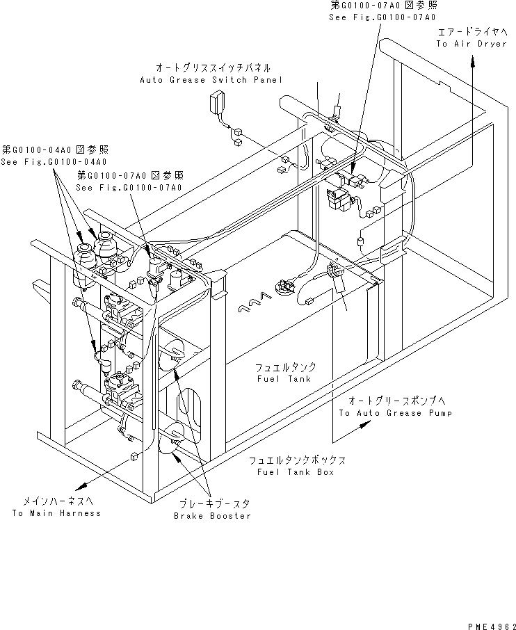 Cranes Komatsu / LW250-5H S/N 53001-UP (H Type)(lw250-5c) / AIR TANK EQUIPMENT (ELECTRICAL GROUP)(#53086-)(180200 : G0100-08A0A)