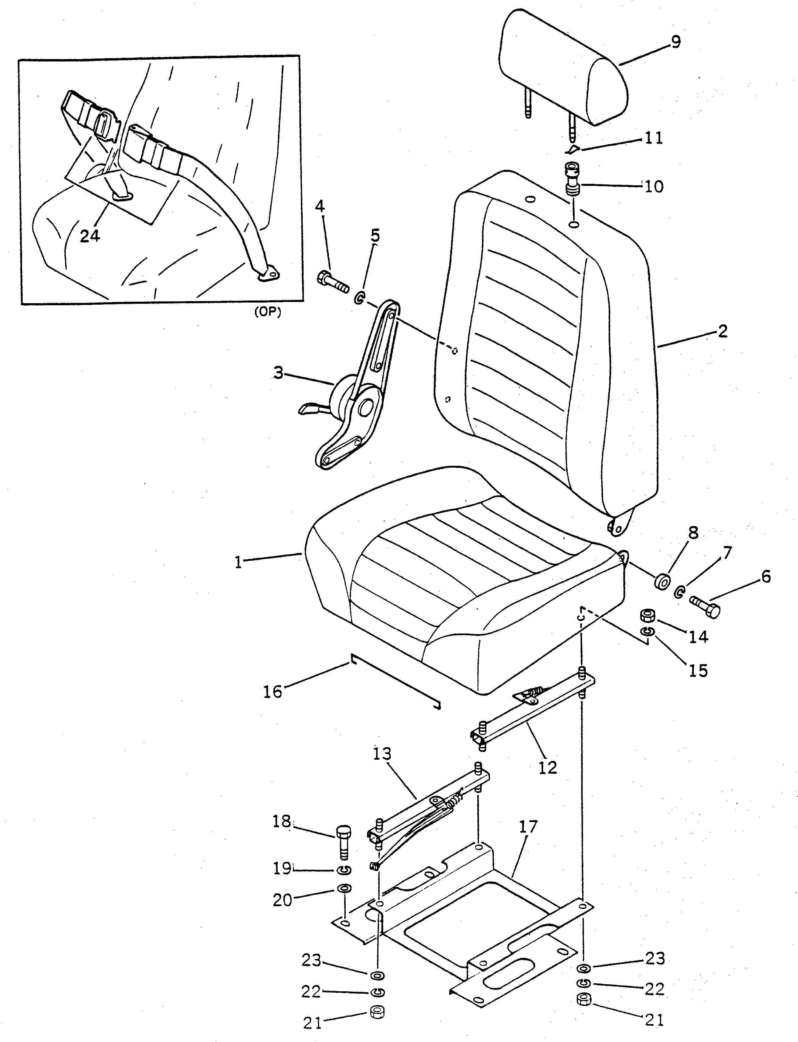 Cranes Komatsu / LW250L-1H S/N 1001-UP (H Type)(lw250l-c) / OPERATOR