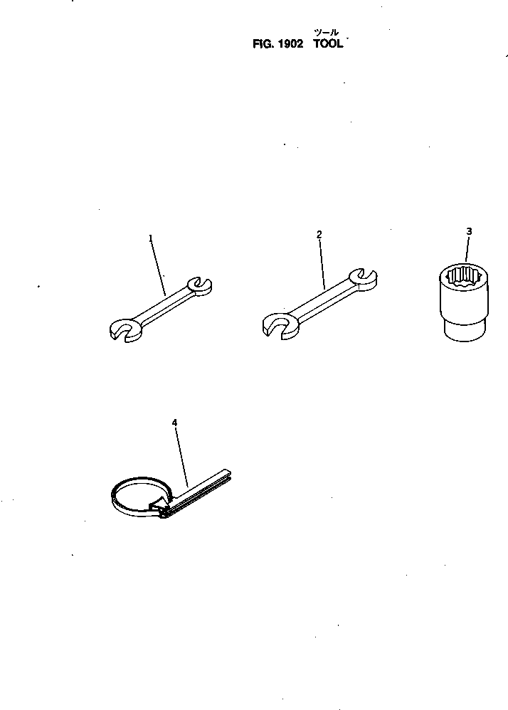 Komatsu parts book diagram for NH-220-CI-2KK S/N 174428-UP: TOOL