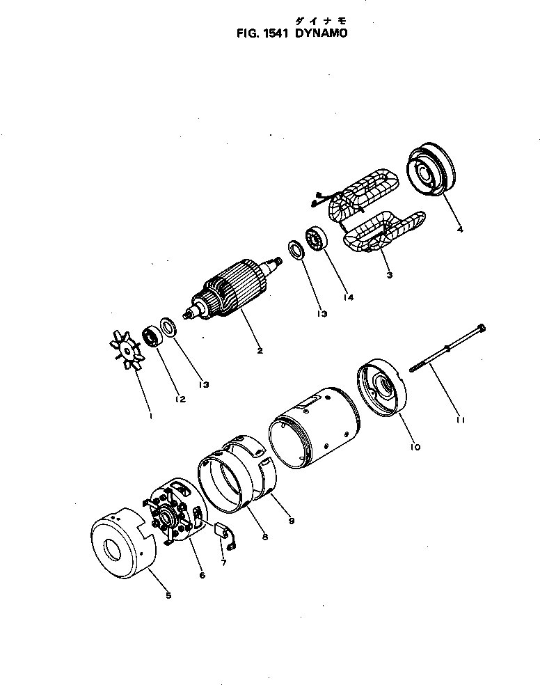 Engines Komatsu / NH-220-CI-2N S/N 100101-UP(nh-220ac) / DYNAMO(150080 : 1541)