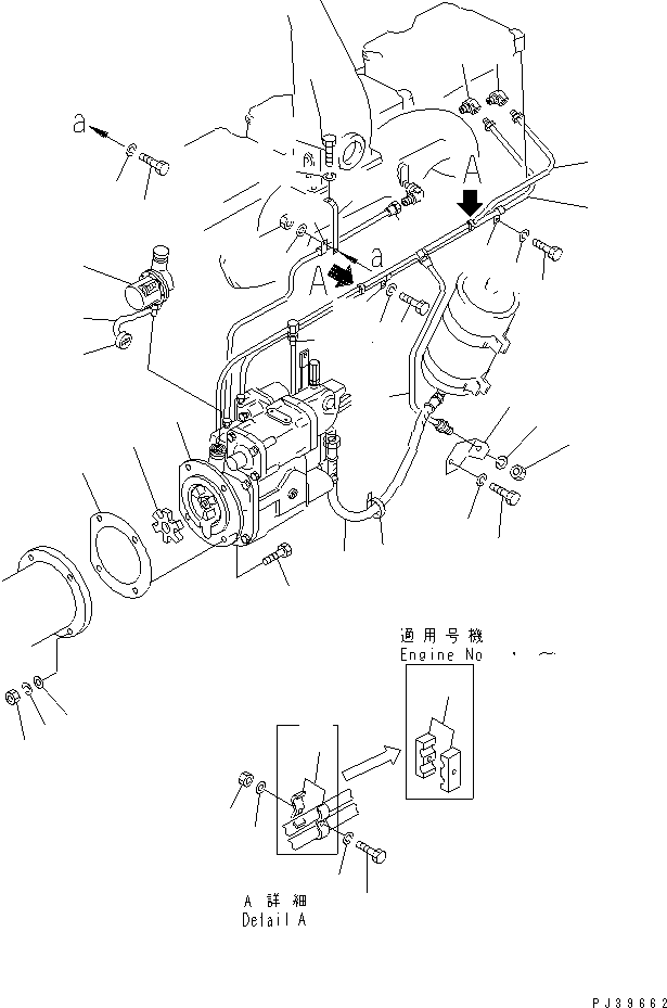 Engines Komatsu / NT-855-1A S/N 139838-UP(nt-8550c) / PT FUEL PUMP AND PIPING(#139838-155378)(120010 : 401)