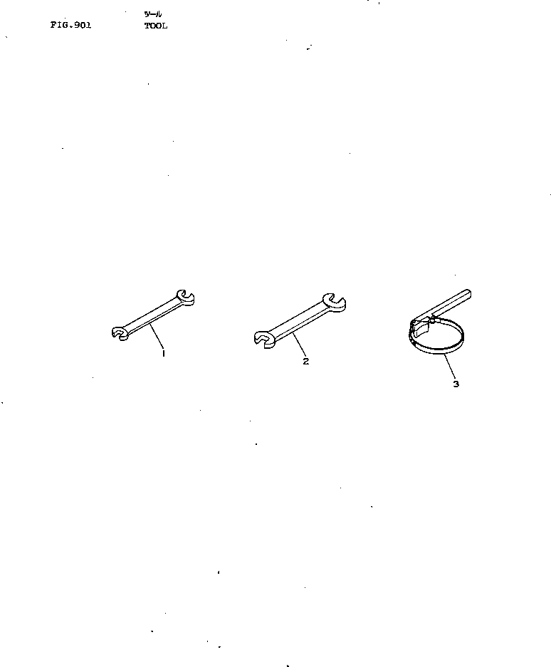 Komatsu parts book diagram for NT-855-1A S/N 139838-UP: TOOL