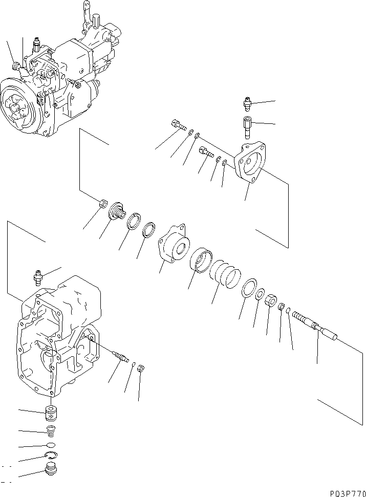 Engines Komatsu / NT-855-1B S/N 139849-UP(nt-8550r) / PT FUEL PUMP (2/7)(120100 : 452)