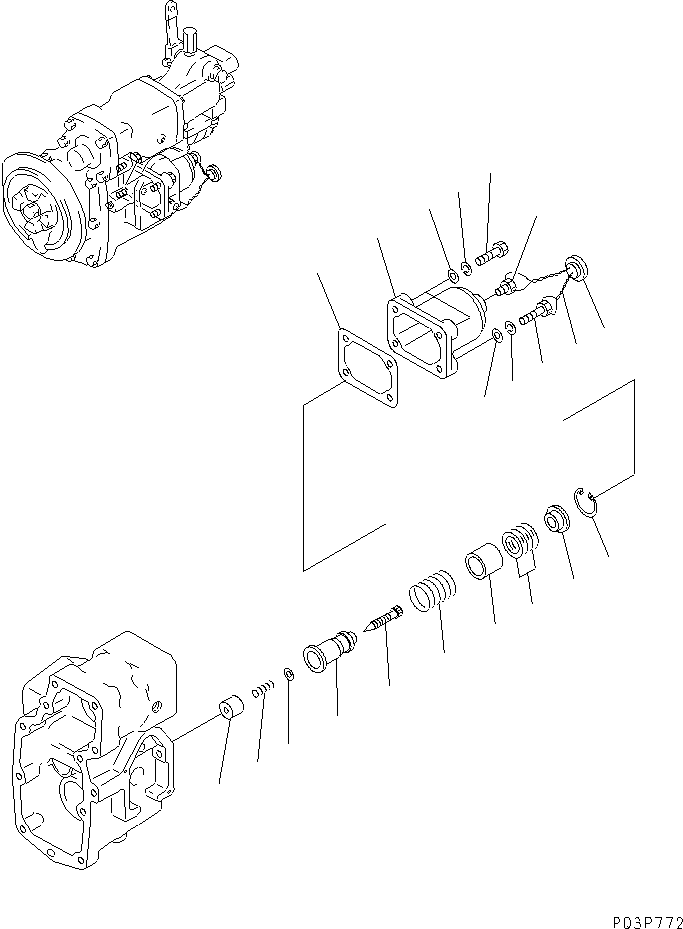 Engines Komatsu / NT-855-1B S/N 139849-UP(nt-8550r) / PT FUEL PUMP (4/7)(120120 : 454)