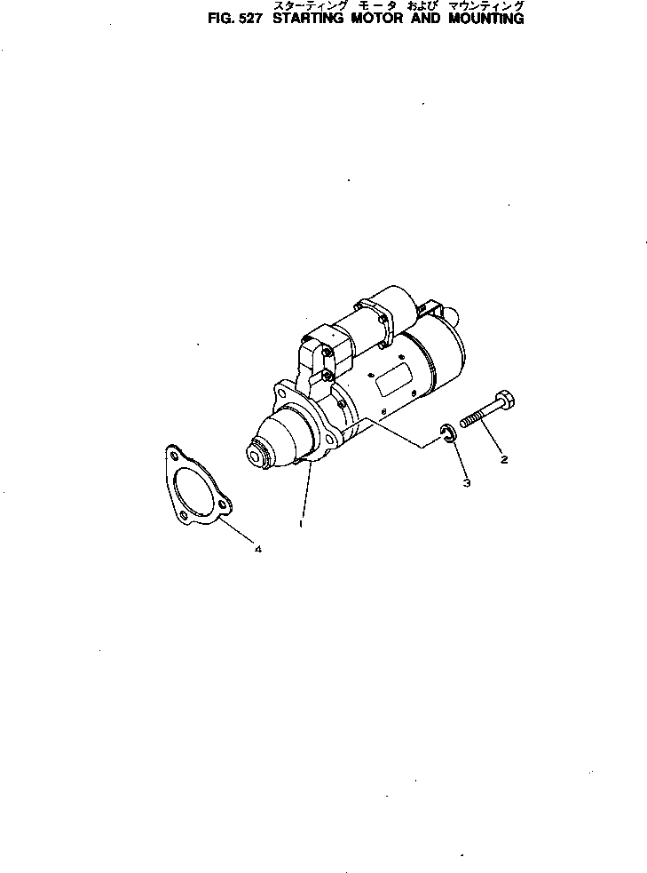 Engines Komatsu / NTO-6-CI-1D S/N 134677-UP(nto-6-0r) / STARTING MOTOR AND MOUNTING(150090 : 527)