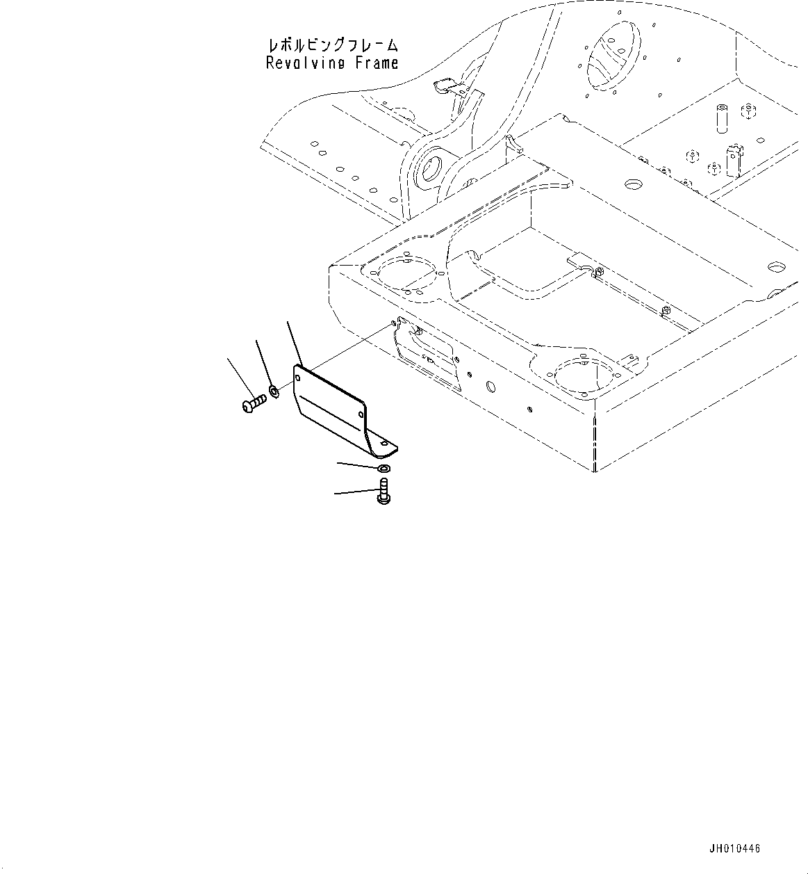 Excavators Komatsu / PC210LCI-11E0 S/N K77001-UP(pc00098u) / Additional Lower Wiper(K011001 : K0340-002001)