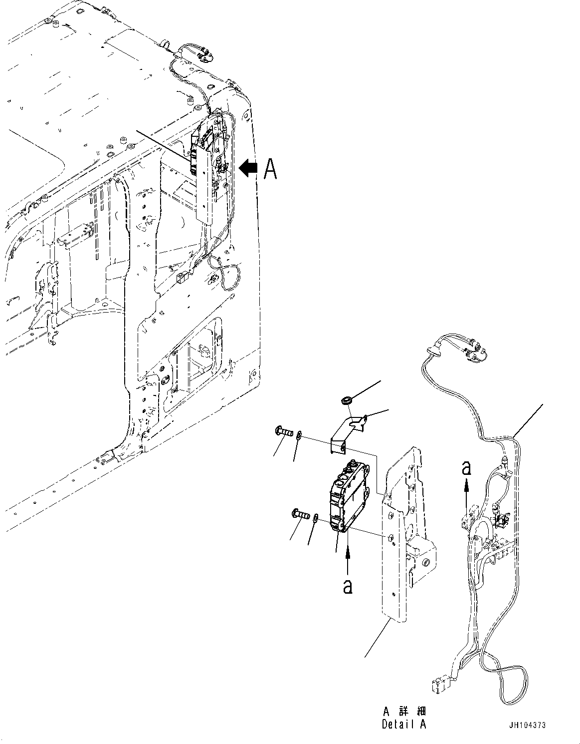 Excavators Komatsu / PC210LCI-11E0 S/N K77001-UP(pc00098u) / Network Equipment(K019001 : K1960-002001)
