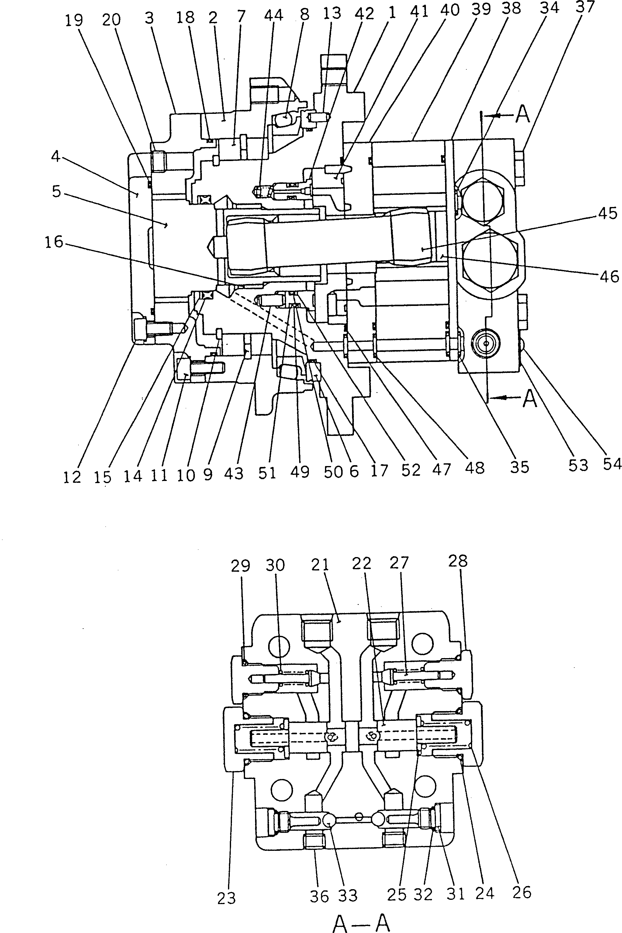 Excavators Komatsu / PC02-1A S/N 10001-UP(pc02-1ac) / TRAVEL MOTOR(180110 : 6431)