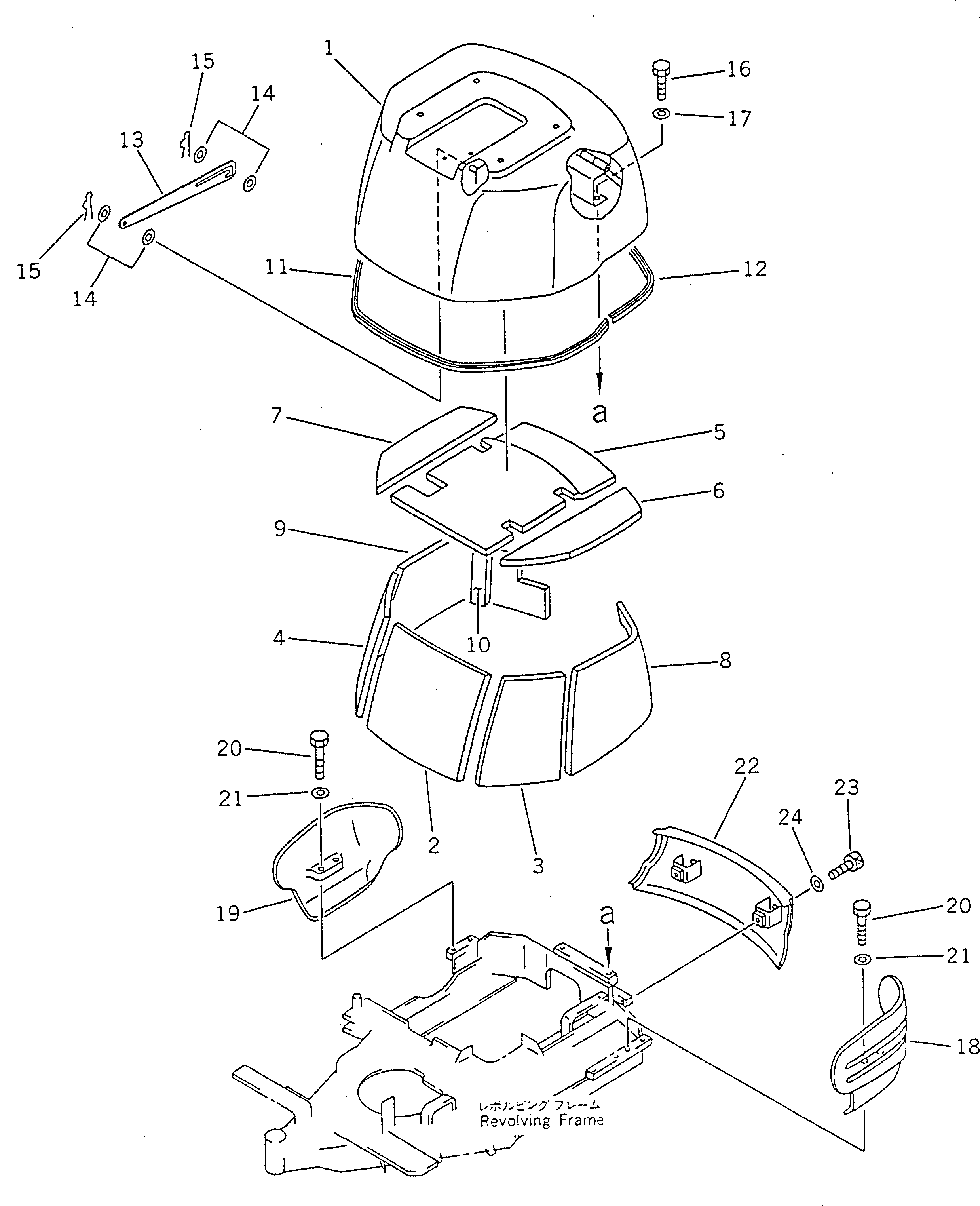Excavators Komatsu / PC02-1A S/N 10001-UP(pc02-1ar) / MACHINE CAB(150010 : 5001)