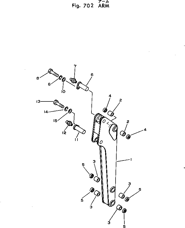 Komatsu parts book diagram for PC02-1 S/N 1003-UP: ?-С
