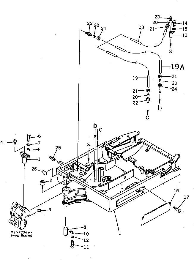 Excavators Komatsu / PC05-7 S/N 8001-UP(pc05-7r) / REVOLVING FRAME(180010 : J1110-01A0)