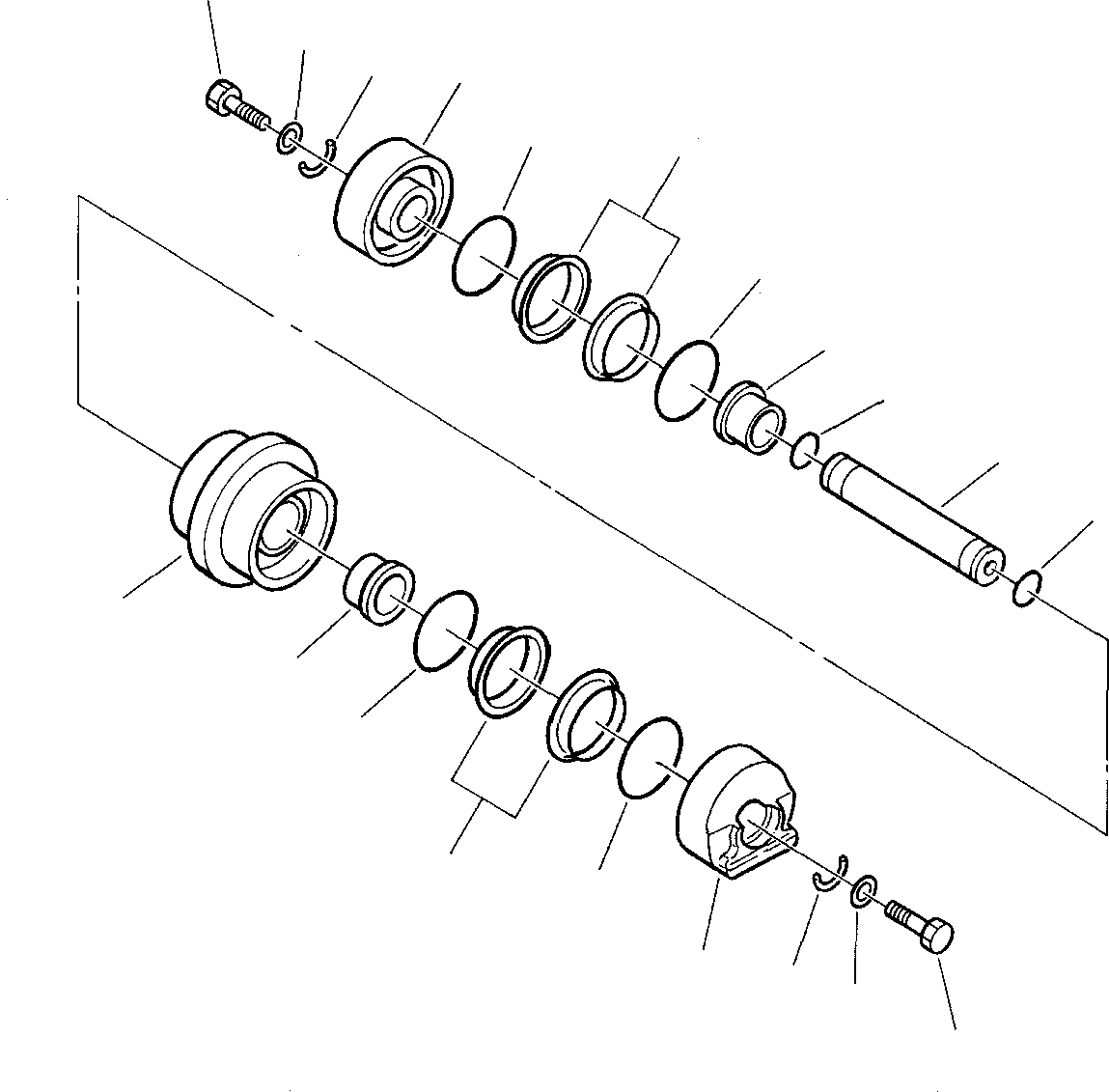 Excavators Komatsu / PC07-2 S/N F10001-Up(pc07_2) / TRACK ROLLER(D-0070 : 3301)