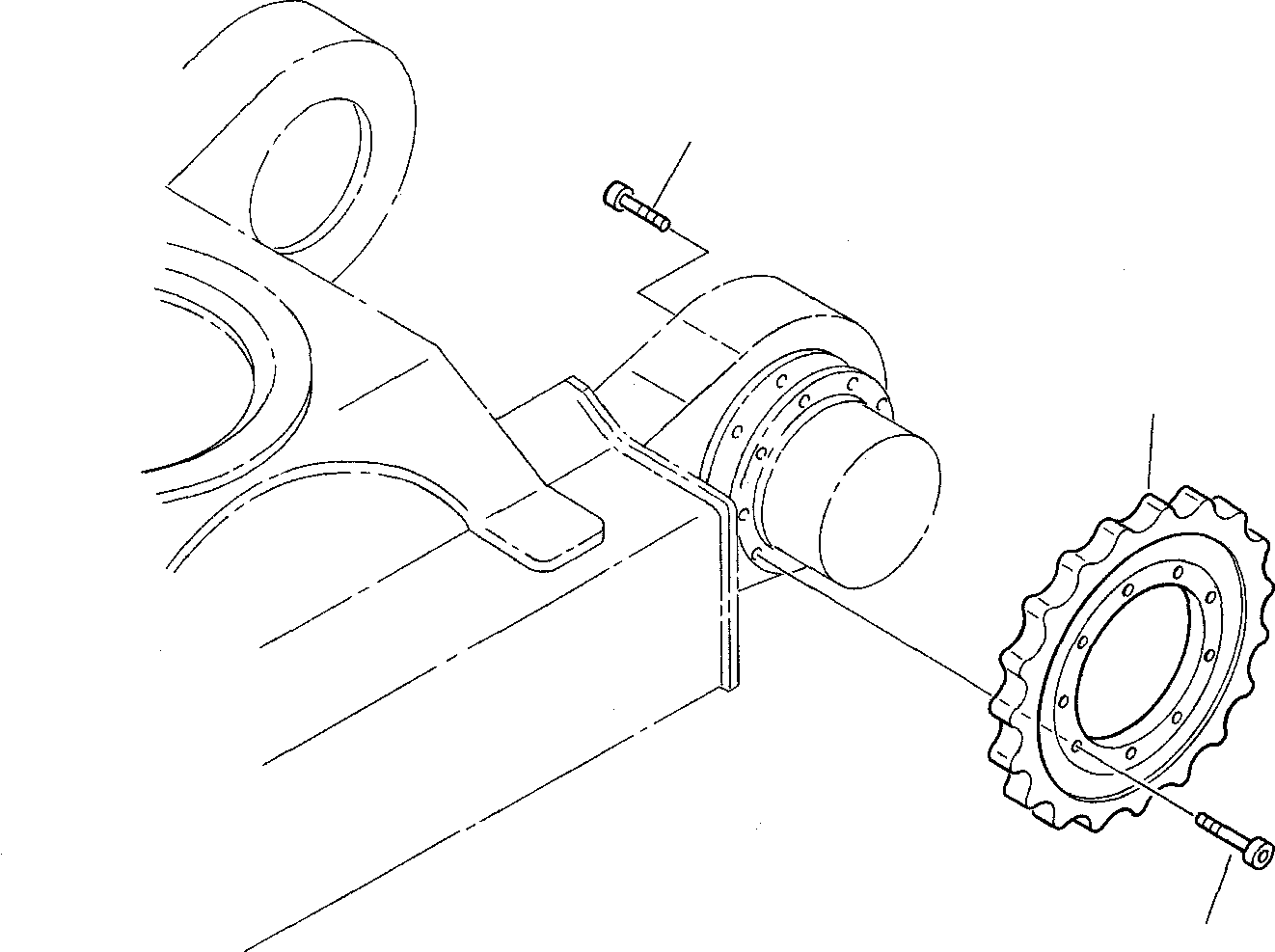 Excavators Komatsu / PC07-2 S/N F10001-Up(pc07_2) / SPROCKET(D-0080 : 3351)