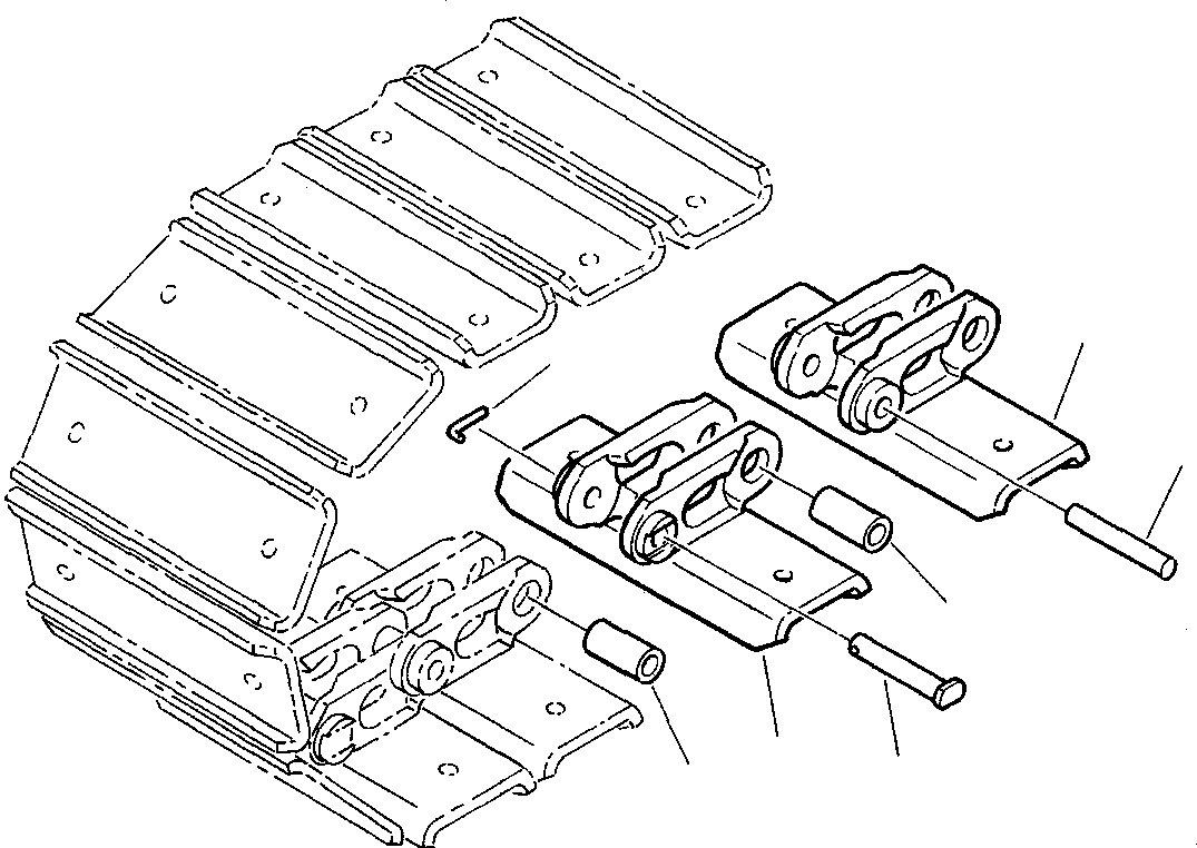 Excavators Komatsu / PC07-2 S/N F10001-Up(pc07_2) / TRACK SHOE WITH HOLES(D-0090 : 3423)