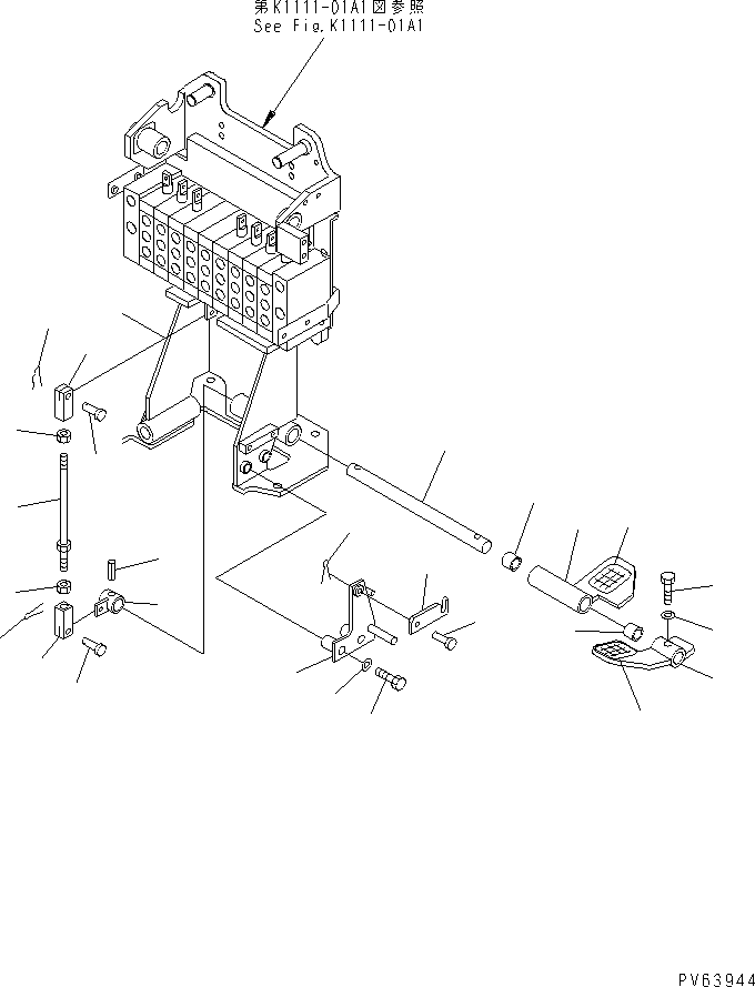 Excavators Komatsu / PC08UU-1-A S/N 1001-UP(pc08uu-r) / MAIN CONTROL (ADDTIONAL PARTS) (5/5) (FOR BREAKER ARM)(210100 : K1111-10A3)