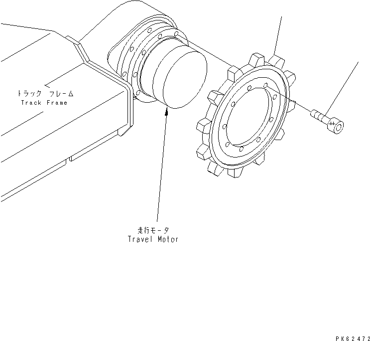Excavators Komatsu / PC09-1-A S/N 10001-UP(pc09-1-r) / SPROCKET(300030 : P1211-01A0)