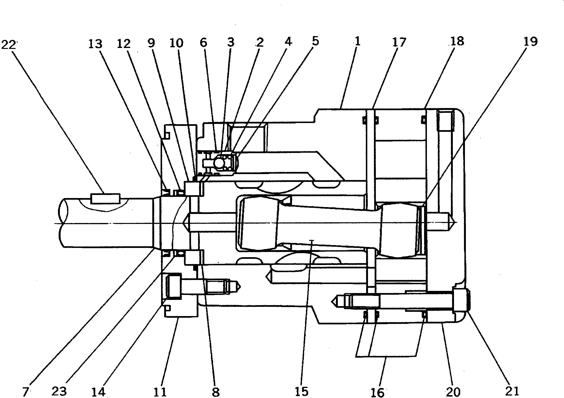 Excavators Komatsu / PC09-1-A S/N 10001-UP(pc09-1-r) / SWING MOTOR (INNER PARTS)(450100 : Y1640-01A0)