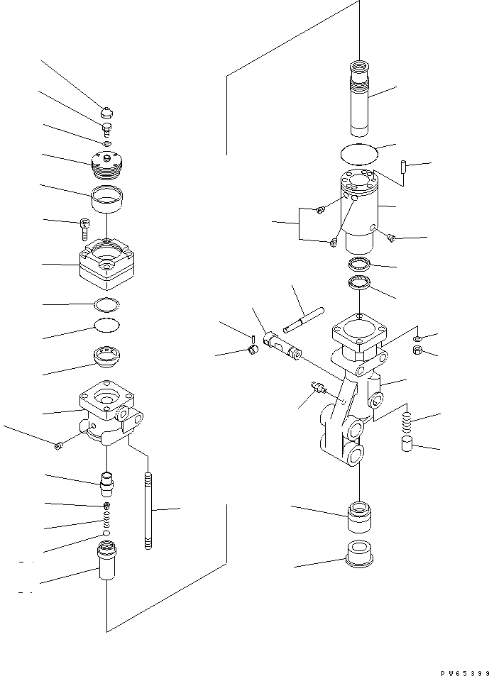 Excavators Komatsu / PC09-1-B S/N 10001-UP(pc09-10r) / BREAKER (INNER PARTS)(450180 : Y1970-01A0)