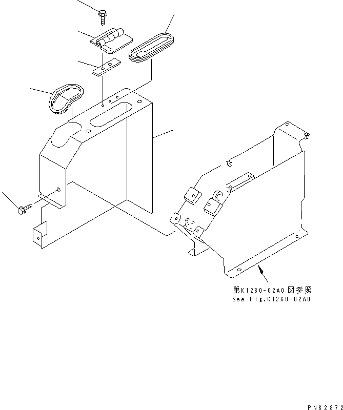 Komatsu parts book diagram for PC10-7 S/N 25001-UP: ENGINE REVOLUTION CONTROL STOPPER (FOR BREAKER ARM)(#27777-)