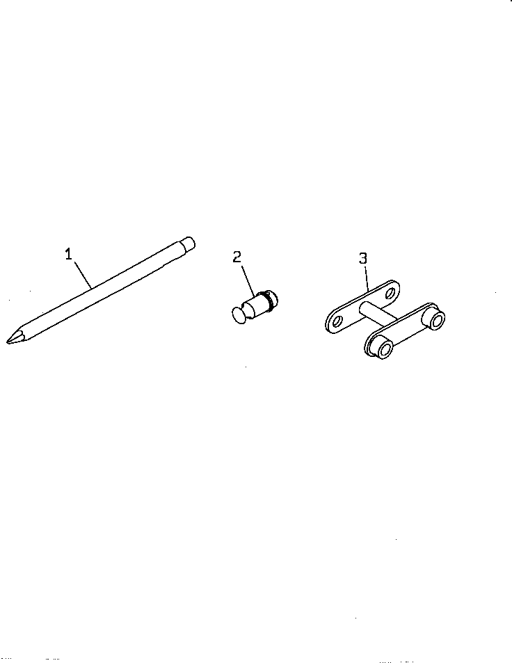 Komatsu parts book diagram for PC10-7 S/N 25001-UP: BREAKER ACCESSARY(#27777-)