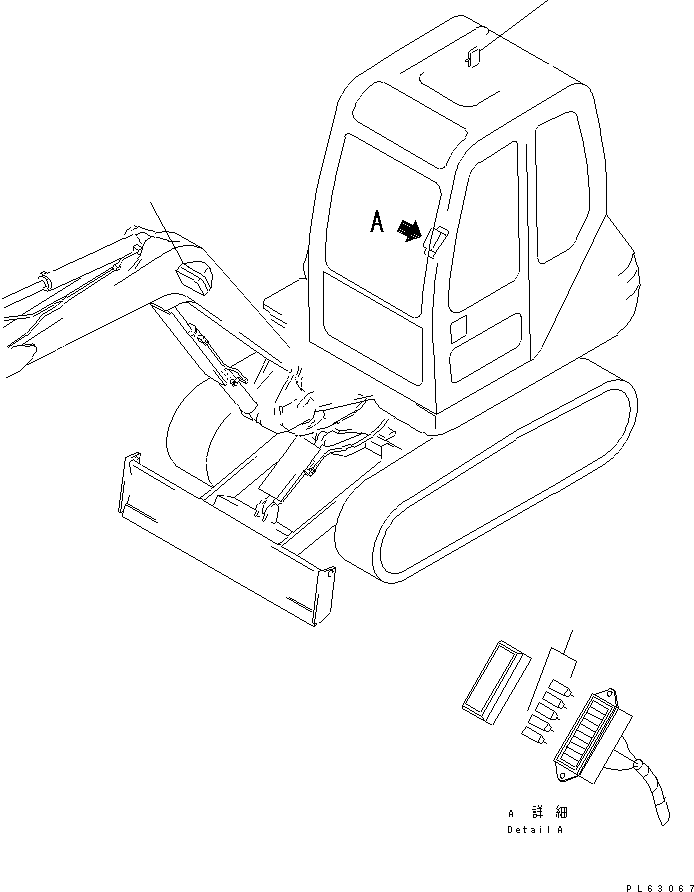 Komatsu parts book diagram for PC10-7 S/N 25001-UP: LAMP AND FUSE(#27777-)