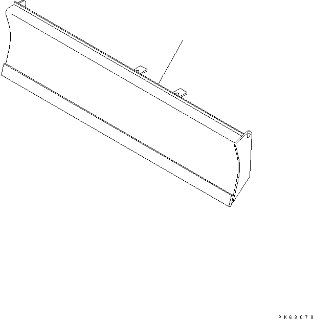 Komatsu parts book diagram for PC10-7 S/N 25001-UP: POWER TILT MECHANICAL ANGLE BLADE(#27777-)
