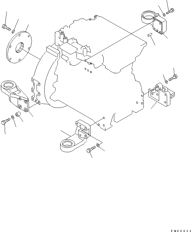 Excavators Komatsu / PC100-6Z S/N 40001-UP (Excel Spec.)(pc100-1c) / ENGINE RELATED PARTS(#45438-46519)(030010 : B0000-01A1B)