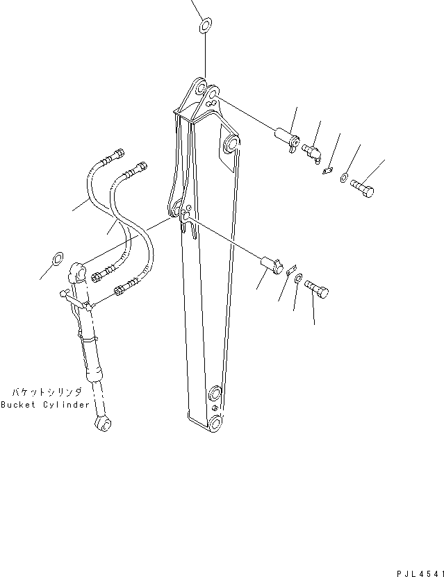 Excavators Komatsu / PC100-6Z S/N 40001-UP (Excel Spec.)(pc100-1c) / ARM LESS (KIT)(360160 : T1210-01D3)