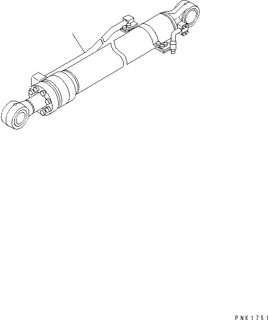 Excavators Komatsu / PC100-6Z S/N 40001-UP (Excel Spec.)(pc100-1c) / BUCKET CYLINDER(#45000-)(360200 : T1220-01A0A)