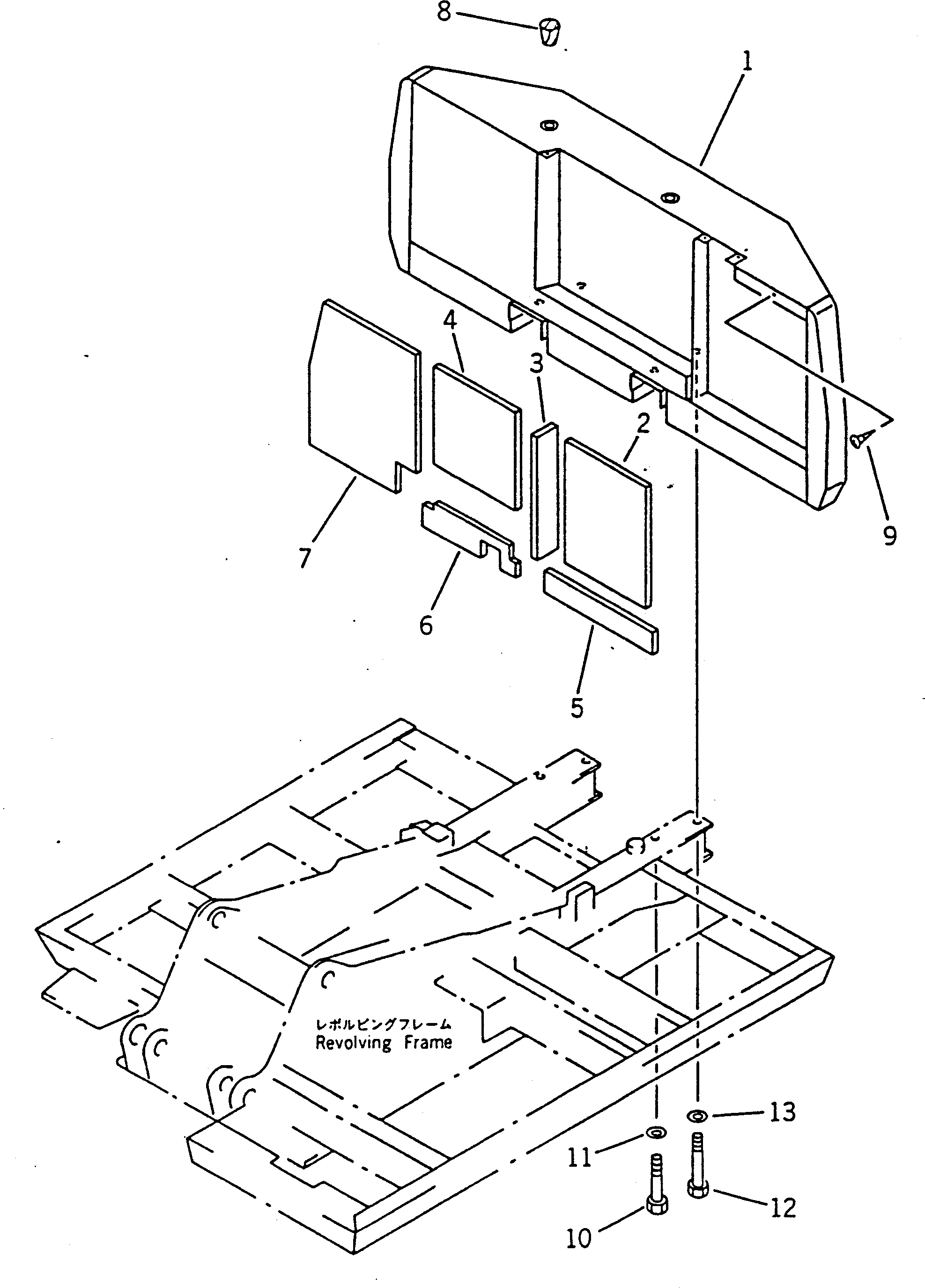 Excavators Komatsu / PC100-5 S/N 28001-UP(pc100-5c) / COUNTER WEIGHT(120340 : 4631)
