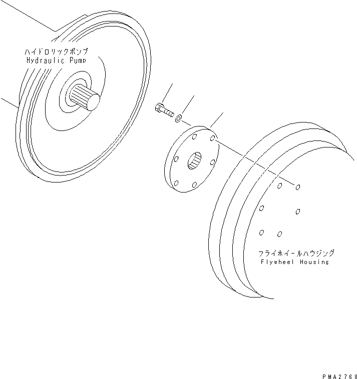 Excavators Komatsu / PC100-6S S/N 40001-UP(pc100-8r) / COUPLING(#40001-42553)(030160 : B0600-01A0)