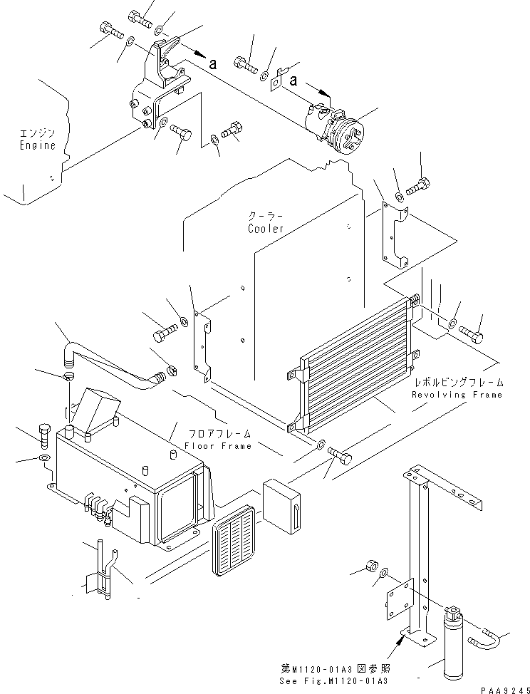 Excavators Komatsu / PC100-6S S/N 40001-UP(pc100-8r) / AIR CONDITIONER (UNIT)(#42157-44999)(211000 : K0700-01A7)