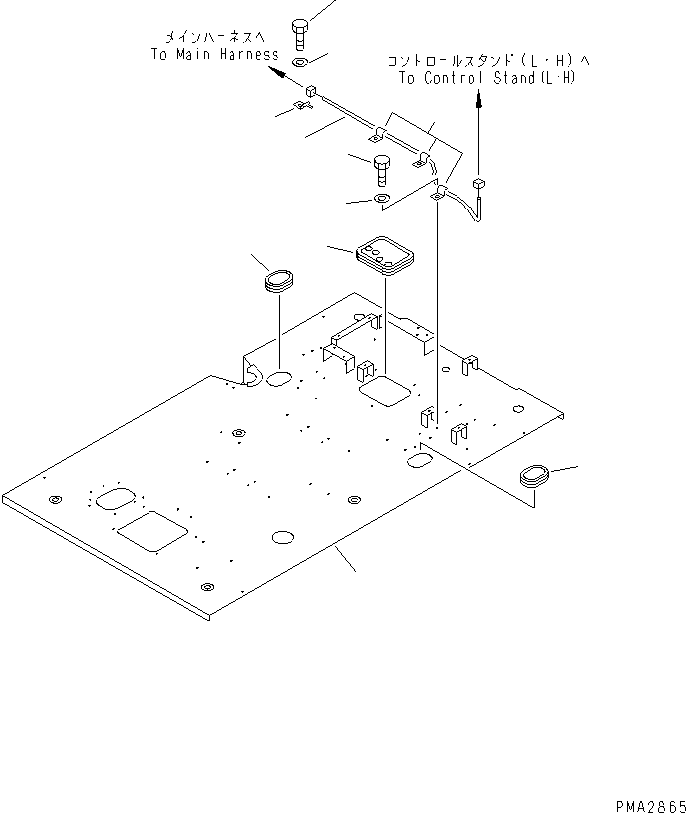 Excavators Komatsu / PC100-6S S/N 40001-UP(pc100-8r) / FLOOR (FLOOR FRAME)(#40001-41229)(211210 : K1110-01A0)