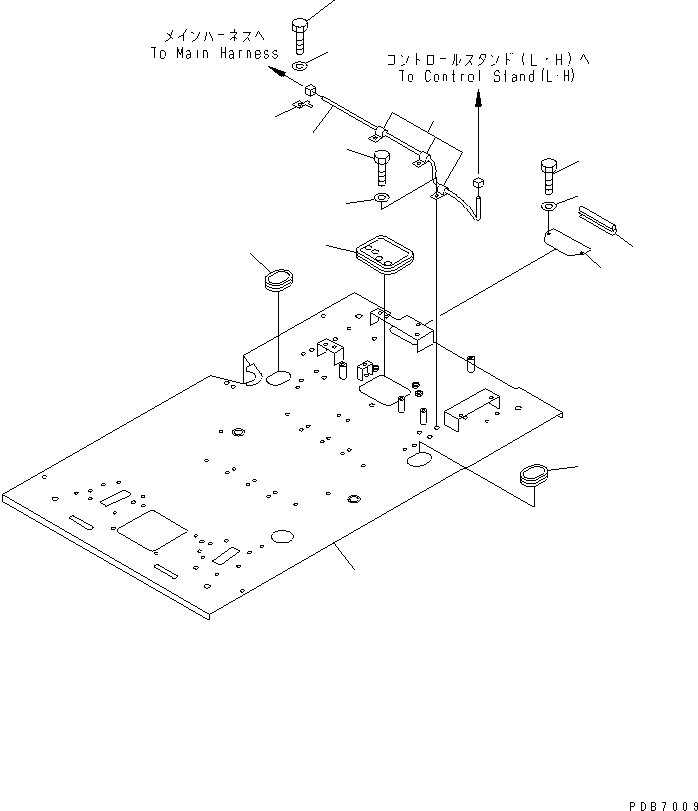 Excavators Komatsu / PC100-6S S/N 40001-UP(pc100-8r) / FLOOR (FLOOR FRAME) (1 OR 2-ACTUATER ATTACHMENT)(#45000-46058)(211280 : K1110-01A4C)