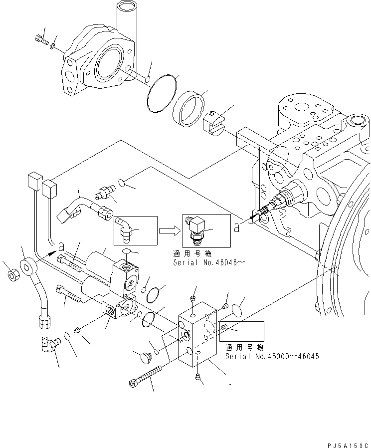 Excavators Komatsu / PC100-6S S/N 40001-UP(pc100-8r) / MAIN PUMP (10/10)(#45000-)(480740 : Y1600-50A0A)