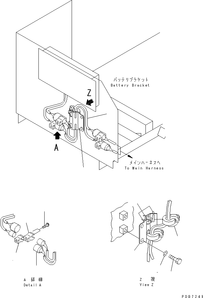 Komatsu parts book diagram for PC1000-1 S/N 10001-UP: ELECTRICAL SYSTEM (HARNESS RINGS) (WITH 2-MODE 2-POSITION AUTO   COMPENSATION) (FOR EC)(#10396-)